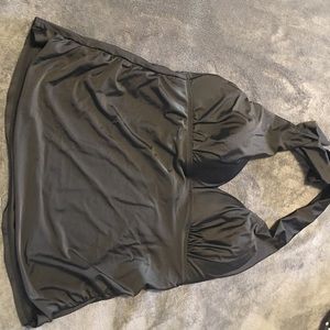 Black halter top swimsuit